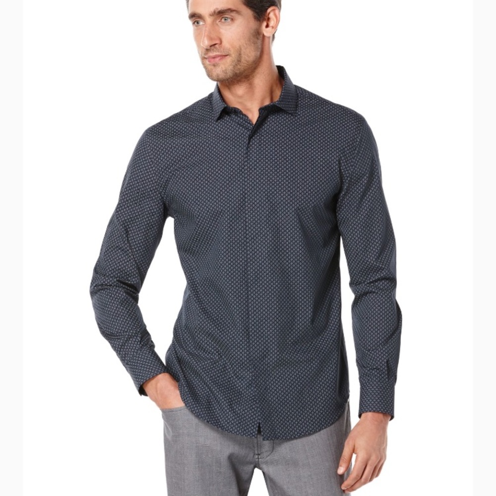 Perry Ellis slim fit button down shirt